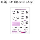 Eyelash decoration painting salon store decoration Eyelash extension technician instruction poster Wall Art Picture Decor