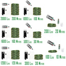 200M Green Wire 8 Modes Fairy String Light Waterproof Firefly Lamp Remote Decoration For Christmas Halloween Bedroom Wedding