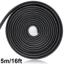 5M/16ft Universal Car Door Edge Scratch Protector Sealing Strip Engine Hood Trunk lid Trim Rubber Seal Protection Decoration