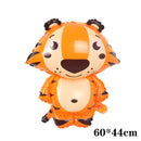 Cute Animal Foil Balloons Rabbit Fox Helium Balloon Happy Birthday Party Decorations Inflatable Baby Shower Children's day  Toys