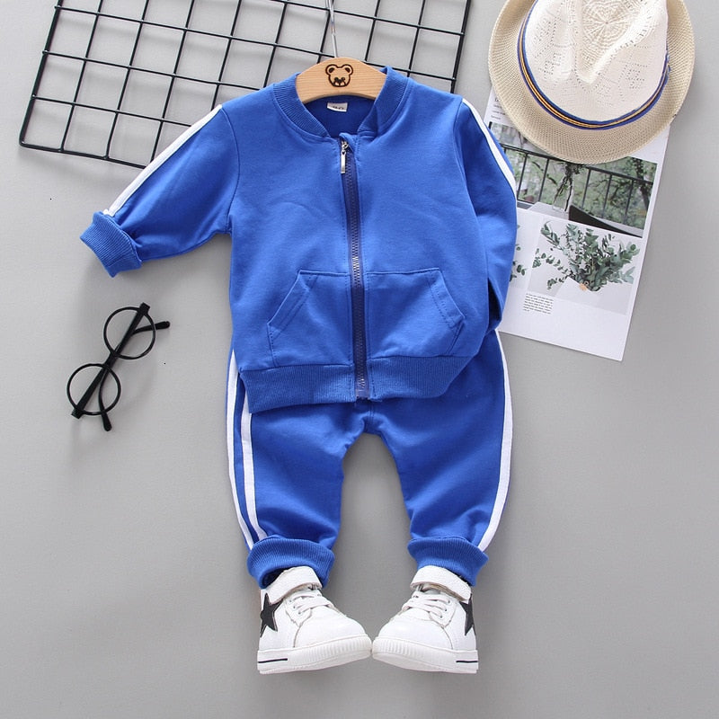 Fashion Spring Autumn Baby Girl Clothes Set Children Boys Cartoon T-Shirt Pants 2Pcs/sets Toddler Casual Costume Kids Tracksuits