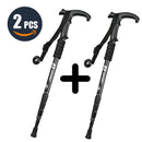 Walking Adjustable Trekking Pole Anti Shock Ultra Light Alpinism Poles Telescopic Ultralight Hiking Travel Non-slip Stick