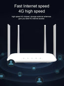 4G CPE 4G wifi router SIM card Hotspot CAT4 32 users RJ45 WAN LAN wireless modem LTE router