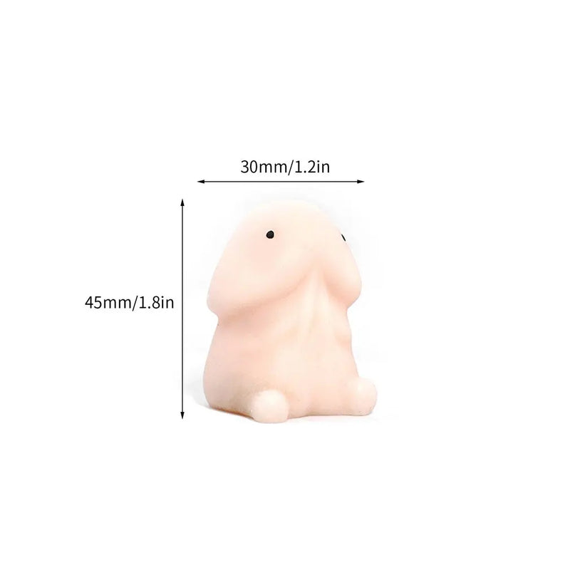 Funny Penis Shape Rebound PU Decompression Squishie Toy Slow Rising Stress Relief Toys Antistress for hands Toys InterestingGift