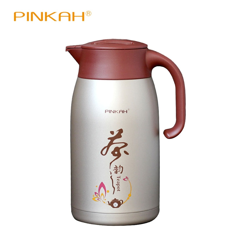 Hot Sale PINKAH 1L/1.5L Home Thermo Jug Business Heat Kettle Office Coffee Tea Vacuum Insulated Pot Travel Thermos Flasks