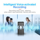 Ultra-Thin Tiny Mini Voice Recorder 4-32GB Digtal Professional Sound Activated Dictaphone Noise Reduce Record 8GB MP3 Player