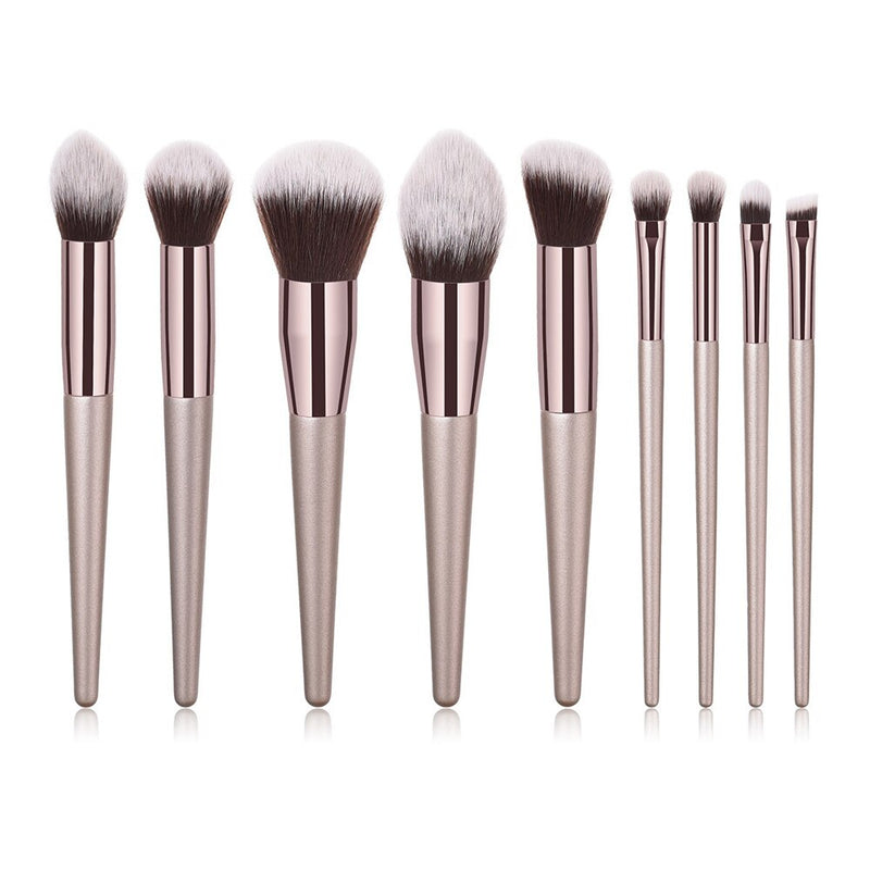 FLD 5/10pcs Super Soft Desiger Makeup Brushes Foundation Powder Blush Eyeshadow Blending Cosmetic Set Tools Brochas Maquillaje