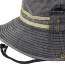 Fishing Hiking Sun Hat Men Women Boonie Hat Wide Brim Bucket Hat Outdoor Safari Summer Cap Cotton Bucket Hat