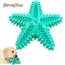 Benepaw Durable Dog Chew Toys For Aggressive Chewers Rubber Squeaky Pet Toys Toothbrush For Small Medium Big Dogs Puppy Teething