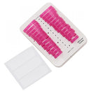 26 Pcs/lot Nail Polish Edge Anti-Flooding Plastic Template Clip+1 Pc Sticker Tool Showy Chic Free Manicure Tools Set Dropship