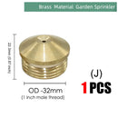 Brass Nozzle Garden Mist Sprinkler Copper Misting Cooling System Irrigation 1/2" Thread 2/3/4 Arm Sprayer Fog  Watering Tool