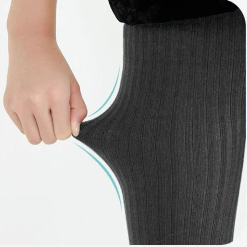 Lawadka Spring Autumn Children Tights For Girls Cotton Knitted Kid's Girls Pantyhose Solid Soft Baby Leggings White Black Tight