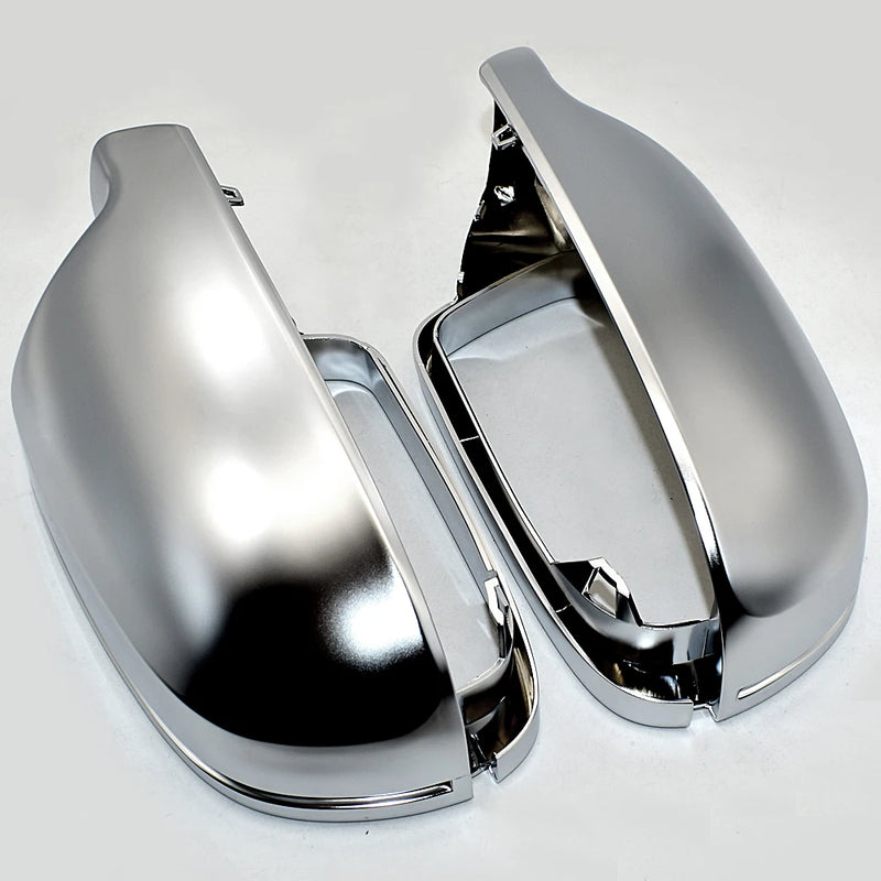 Matt Chrome Mirror Cover Rearview Side Mirror Cap S Line For Audi A3 A4 A5 B8.5 B8K 2011-2016 8F0857527B 8F0857528B