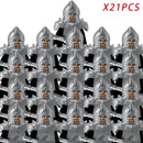 Classic Medieval Movie Elves Dwarf Warrior Iron Foot Dane leader of the Dwarfs Building Blocks LOTR Figures Toys For Children