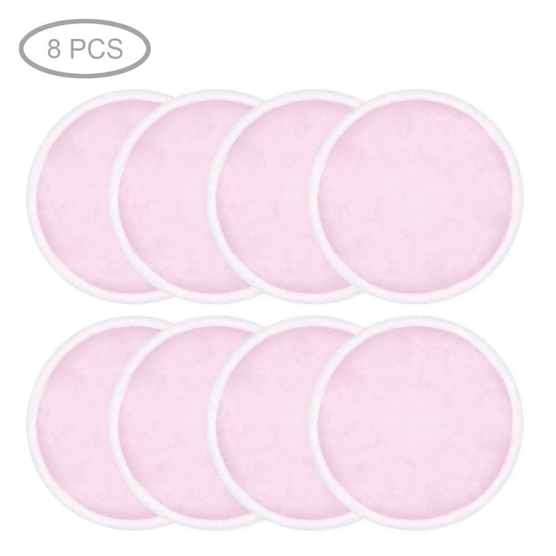 4/8/10pcs Make Up Remover Pads Washable Cleaning Cotton Reusable Face Wipes Microfiber Natural Bamboo Face Skin Care Laundry