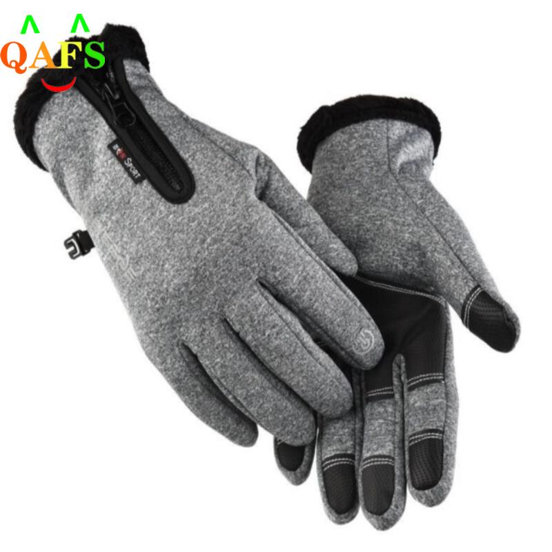 Outdoor Winter Gloves Waterproof Moto Thermal Fleece Lined Resistant Touch Screen Non-slip Motorbike Riding