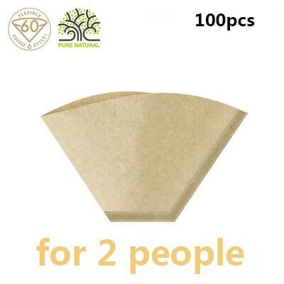 100Pc Per Pack Replacement Professional Filters Paper For Coffee Cup Filter Paper Espresso Mocha Pot Strainer Sheet Kitchen Tool