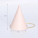 1 pcs/lot Birthday Hats Kids Boy Girl Black Birthday Party Decorations Happy Birthday Paper Hat Prince Princess Crown