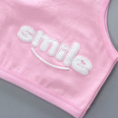 Teen bra girl vest Cotton Spandex Big Girl's Sport 7-14 Years Adolescente Kids Underwear Letter Racerback Training 1 piece