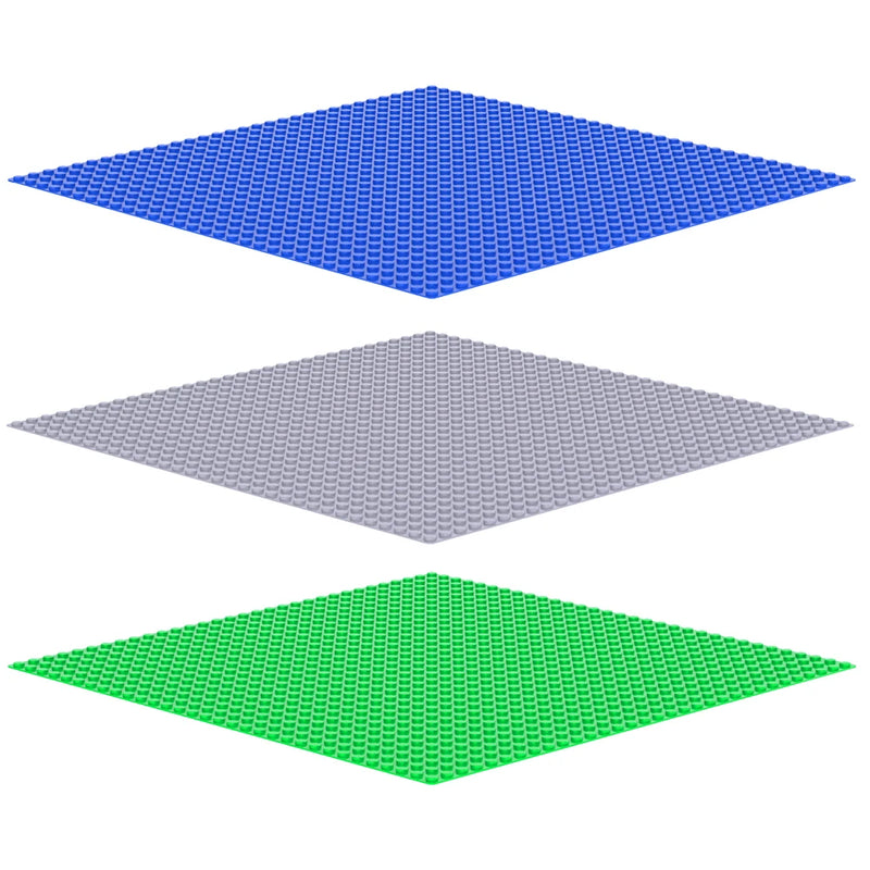 Baseplate 32x32 16X32 Dots Classic Brick Plate Building Blocks DIY Constructor Parts Baseplates Compatible Brands City Friends