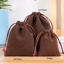 Fashion Flannel Bags Of Gift Packing Black Velvet Bag Jewelry Bags Jewelry Box Drawstring Pouch Party and Wedding Gift Package