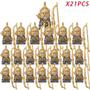 Classic Medieval Movie Elves Dwarf Warrior Iron Foot Dane leader of the Dwarfs Building Blocks LOTR Figures Toys For Children