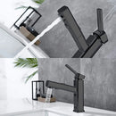DQOK bathroom basin faucets basin mixer sink faucet Pull Out bathroom water mixer Chrome brass Modern Washbasin faucets Black
