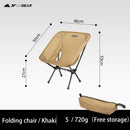3F UL GEAR  Outdoor folding Aluminum chair leisure Portable Ultralight Camping Fishing Picnic Chair Beach Chair Seat