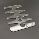 Leather Craft Tools Belt End Pattern Template V Shape 20/25/30/35/38/40mm Aauxiliary Cutting Die Instead of Punch Sets