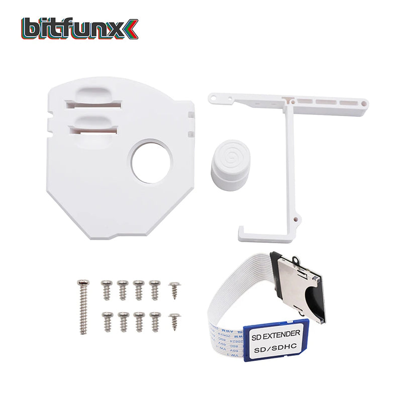 Bitfunx GDEMU Remote SD Card Mount Kit the Extension Adapter for SEGA Dreamcast GDEMU with Extender Cable Black Color