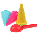 Cute Ice Cream Cone Scoop Sets Beach Toys Sand Toy for Kids Children Educational Summer Play Set Game Gifts