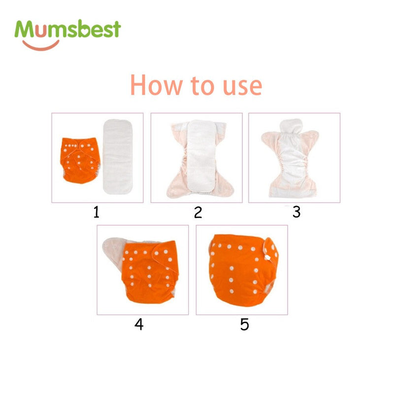 [Mumsbest]Absorbent Ecological Reusable Diaper For Baby Training Panties Children&