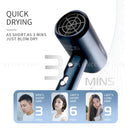 Kemei KM-9822 Constant Temperature Hair Dryer 1800W 60 Degree Multifunctional Professional Salon Blow Dryer Portable 3 Speeds