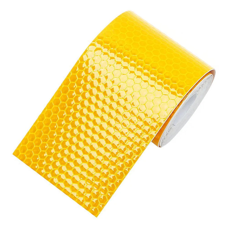 1 Roll 5cmx3m Safety Mark Reflective Tape Stickers For Bicycles Frames Motorcycle Self Adhesive Film Warning Tape Film