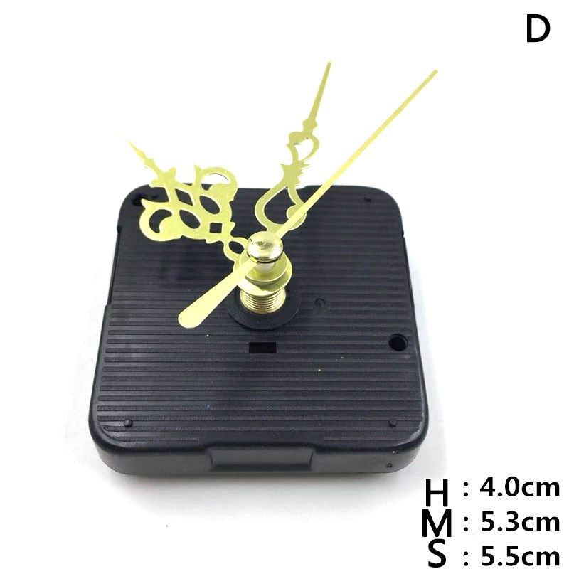 1 Set Hanging DIY Quartz Watch Silent Wall Clock Movement Quartz Repair Movement Clock Mechanism Parts Clock Parts with Needles