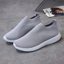 Dropshipping Women Sneakers Female Knitted Vulcanized Shoes Ladies Flat Shoe Mesh Trainers Soft Walking Footwear Zapatos Mujer