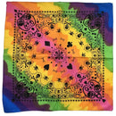 New Fashion Hip Hop 100% Cotton Bandana Square Scarf handkerchief Gradient Paisley print For Women Men Unisex headband 55*55cm