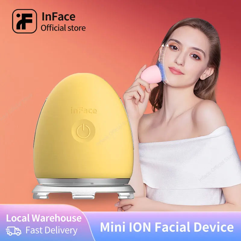 Original InFace Skin Care Device Face Care Tool Tactile Vibrat Massager ION Wrinkle Remover Facial Mesotherapy Makeup Remover