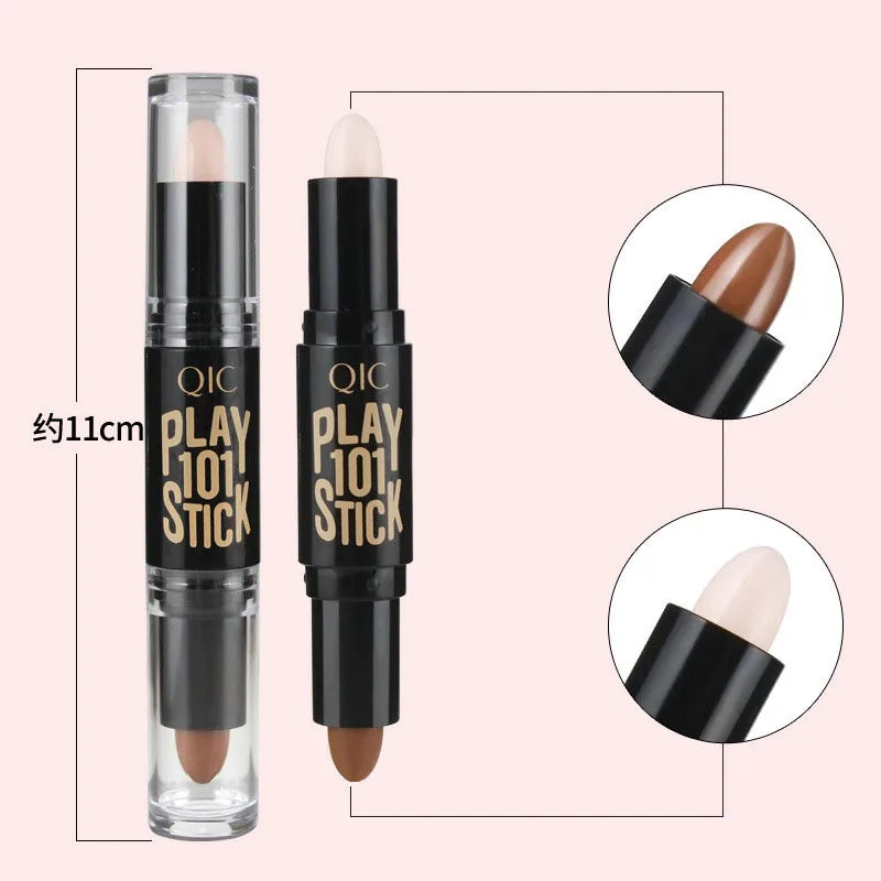 Lady Facial Highlight Foundation Base Contour Stick Beauty Make Up Face Powder Cream Shimmer Concealer Camouflage Pen Makeup