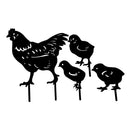 5/1pcs Easter Chicken Hen for Easter Gardening Ornaments Yard Art Outdoor Garden Backyard Lawn Stakes Garden Hen Larg