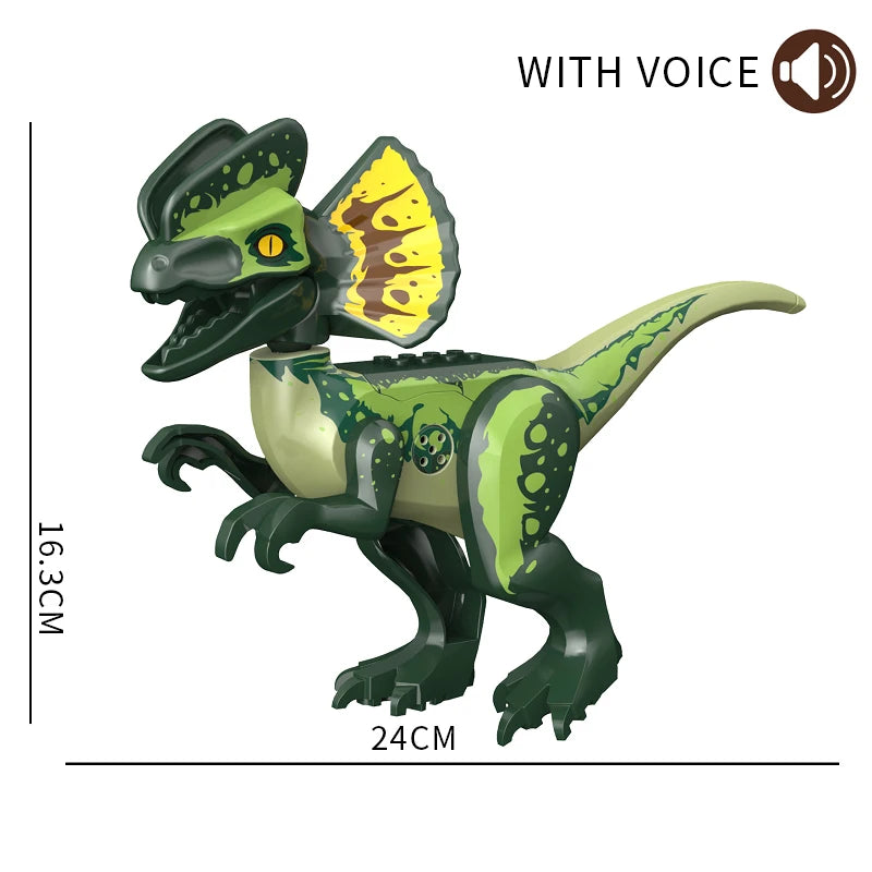 Brutal Raptor Building Jurassic Blocks World 2 MINI Dinosaur Figures Bricks Dino Toys For Children Dinosaurios Christmas