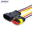 1 sets AMP 1P 2P 3P 4P 5P 6P Waterproof Electrical Auto Connector Male Female Plug with Wire Cable harness for Car Motorcycle