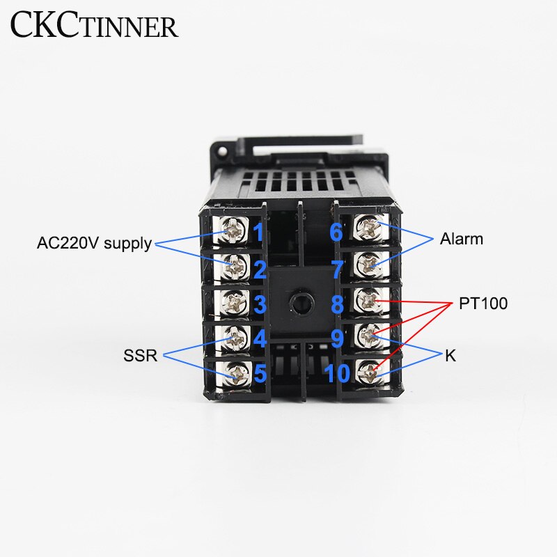 REX-C100 Digital RKC PID Thermostat Temperature Controller digital REX-C100/ 40A SSR Relay/K Thermocouple Probe/heat sink