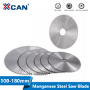 XCAN Manganese Steel Circular Saw Blade 1pc 100/110/125/150/180mm 60/75/80Teeth Power Tool Accessories Wood Cutting Disc
