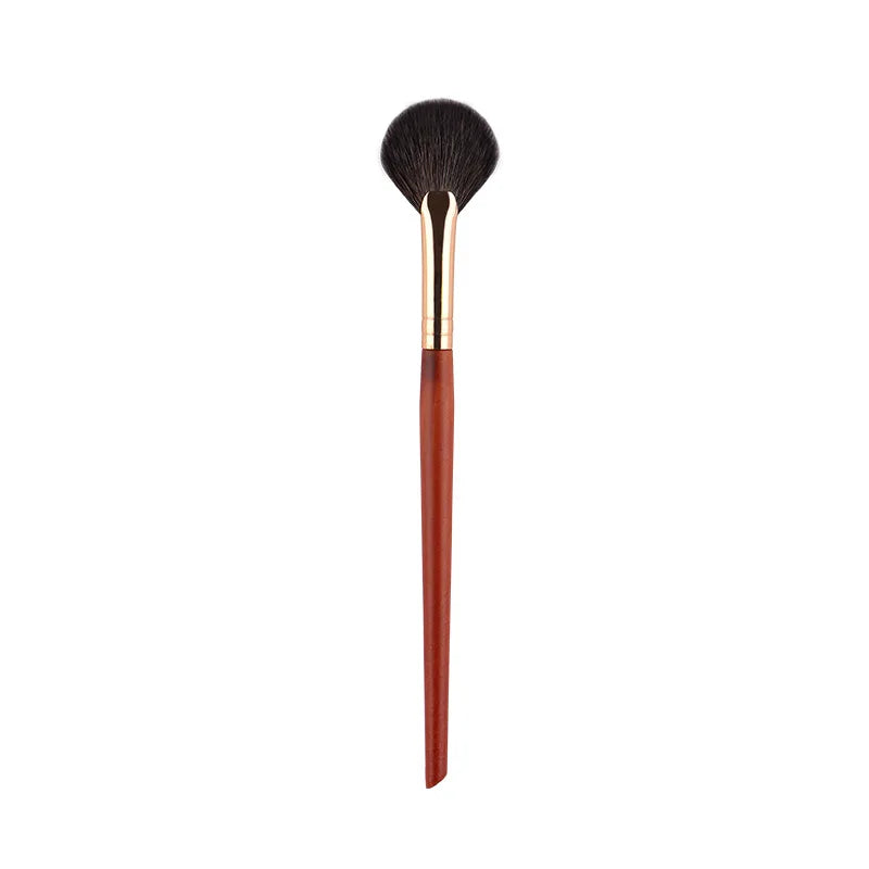 1 piece Small Fan Makeup brushes Highlighter Nose shadow Make up brush Blusher contour exquisite beauty tools Goat hair