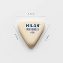 1pcs MILAN Rubber Erasers for Pencil Sketch Drawing Erasing Cleaning Stationery Office School Fine Art Supplies F646