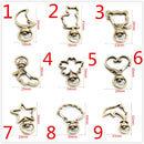 10pcs/lot Snap Hook Trigger Clips Buckles For Keychain Lobster Lobster Clasp Hooks for Necklace Key Ring ClaspDIY Making