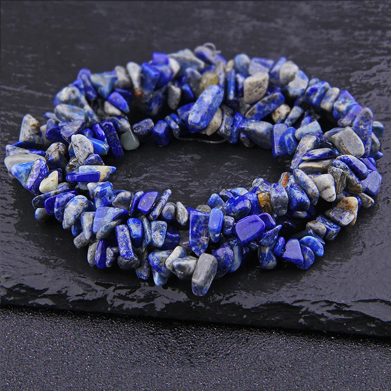 Natural Lapis Opal Quartz Fluorite Amethys Freeform Chip Stone Beads For Christmas Gift DIY Necklace Bracelet Jewelry Making 15"