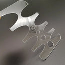 Leather Craft Tools Belt End Pattern Template V Shape 20/25/30/35/38/40mm Aauxiliary Cutting Die Instead of Punch Sets