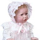 NPK 55CM reborn toddler baby popular reborn Saskia bebe doll  in Princess Dress handmade collectible art doll bath toy